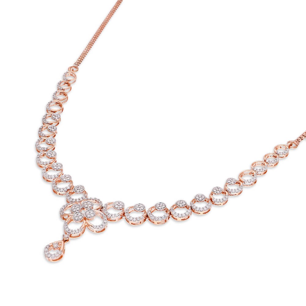18K White Gold 20ct Diamond Tennis Necklace – BALDWIN Jewellery