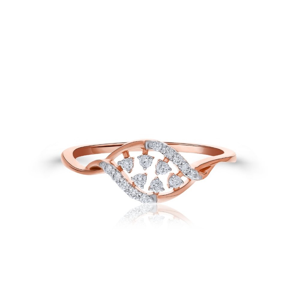 Lenovia Designer Shape Diamond Ring - Divyam Jewellers