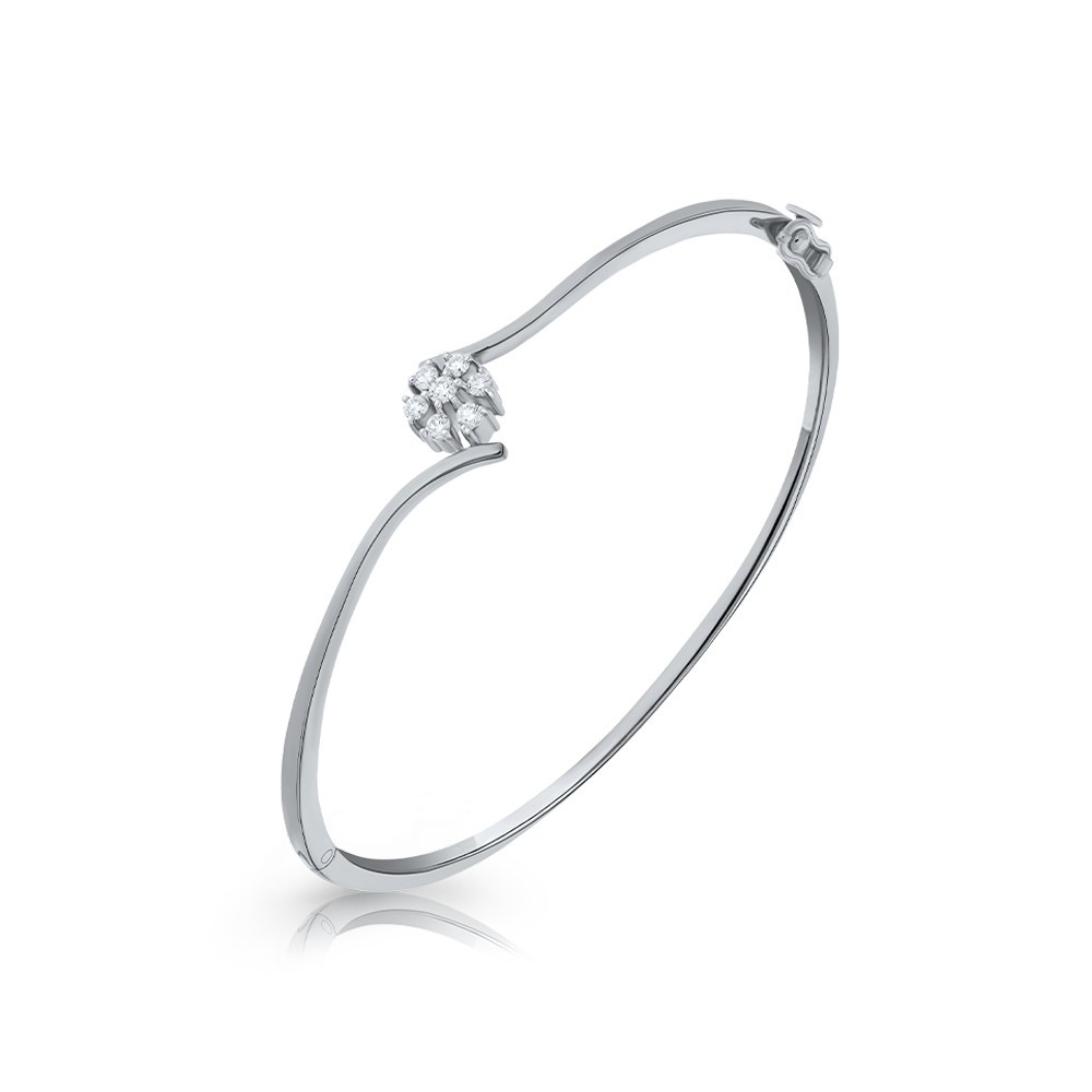 Buy Sqaure Solitaire Diamond Bracelet - SIA400438 – SIA Jewellery